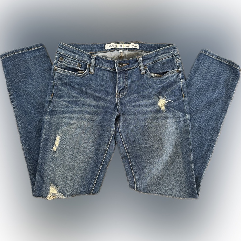 Charlotte Russe Dark Blue Skinny Jeans